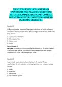 NR 547 CEA EXAM &ndash; CHAMBERLAIN UNIVERSITY AND PRACTICE QUESTIONS ACTUAL EXAM QUESTIONS AND CORRECT DETAILED ANSWERS &lpar;VERIFIED ANSWERS&rpar; &vert;ALREADY GRADED A&plus;