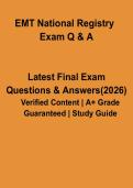 EMT National Registry Exam PDF &vert; NREMT Practice Test&comma; Study Guide & Answers