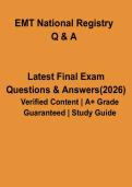 EMT National Registry 2026 PDF &vert; NREMT Practice Questions&comma; Study Guide & Exam Prep