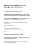 Wellcoaches &lpar;Ch 6-2nd Edition&rpar; MI Exam Questions & Answers
