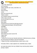 NUR 417 MEDICAL-SURGICAL NURSING FINAL EXAM STUDY GUIDE COMPREHENSIVE QUESTION AND ANSWER A&plus; VERIFIED REVIEW MATERIAL