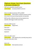 Platinum Airway Test Exam Questions & Answers &lpar;Grade A&plus;&rpar;&period;docx&NewLine;&NewLine;