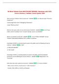 VA Motor Vehicle Code &lpar;NVCJTA MVC REVIEW&rpar; &vert; Questions with 100&percnt;&NewLine;Correct Answers &vert; Verified &vert; Latest Update 2026