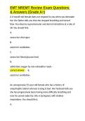EMT NREMT Review Exam Questions & Answers &lpar;Grade A&plus;&rpar;&period;docx&NewLine;&NewLine;