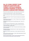 Bio 132&colon; EXAM 2 NEWEST EXAM COMPLETE QUESTIONS AND CORRECT DETAILED ANSWERS &lpar;VERIFIED ANSWERS&rpar; &vert;ALREADY GRADED A&plus;&vert;&vert;BRAND NEW VERSION&excl;&excl;