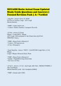 NCCAOM Herbs Actual Exam Updated&NewLine;Study Guide Questions and Answers &vert;&NewLine;Focused Revision Pack &vert; A&plus; Verified