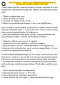NUR 417 EXAM 2 PART 1 NURSING COURSE EXAM PREPARATION MATERIAL PRACTICE QUESTIONS WITH ANSWERS A&plus; VERIFIED LATEST UPDATE