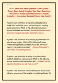 PCT Certification Exam &vert;&vert;Verified Exam&excl;&excl;&excl;&vert;&vert; Most &NewLine;Recent Exam Actual Complete Real Exam Questions &NewLine;And Correct Answers &lpar;Verified Answers&rpar; Already &NewLine;Graded A&plus; &vert; Guaranteed Success&excl;&excl; Brand New Exam&excl;&excl;&excl;