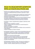 HCAD 760 EXAM REVIEW QUESTIONS&NewLine;WITH ACCURATE SOLUTIONS 2026