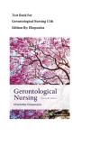 Test Bank for Gerontological Nursing 11th Edition &lpar;LWW&comma; 2026&rpar; by Charlotte Eliopoulos&comma; all 36 Chapters Covered&vert;&vert; NEWEST VERSION