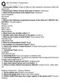 BIO 252 EXAM 2 Questions and Answers 2025&sol;2026 Chamberlain &NewLine;