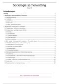 Sociologie Samenvatting Deel 3 &vert; Hogeschool PXL &vert; 2025&sol;26