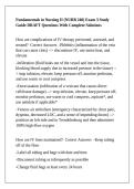 Fundamentals in Nursing II &lpar;NURB 240&rpar; Exam 3 Study Guide DRAFT Questions With Complete Solutions