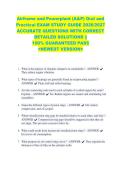 Airframe and Powerplant &lpar;A&P&rpar; Oral and &NewLine;Practical EXAM STUDY GUIDE 2026&sol;2027 &NewLine;ACCURATE QUESTIONS WITH CORRECT &NewLine;DETAILED SOLUTIONS &vert;&vert; &NewLine;100&percnt; GUARANTEED PASS &NewLine;<NEWEST VERSION> 