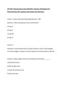 ATI TEAS 7 Nursing Science Exam 2026 2027 Anatomy&comma; Physiology & Life Sciences Review with questions