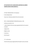 ATI TEAS PRACTICE TEST - 1EXAM SCIENCE QUESTIONS PLUS CORRECT ANSWERS ALREADY