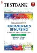 FUNDAMENTALS OF NURSING&colon; THEORY&comma; CONCEPTS&comma; AND APPLICATIONS 4TH EDITION WILKINSON TEST BANK &ndash; COMPREHENSIVE Q&A ALL TOPICS COVERED ⚕️&NewLine;
