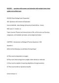 BLG1501 - questions with answers and rationales with mutiple choice latest update and verified exam &period;