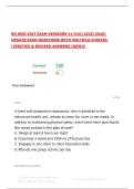 RN HESI EXIT EXAM VERSIONS V1-V10 &lpar;2025&sol;2026&rpar; UPDATE&vert;EXAM QUESTIONS WITH MULTIPLE CHOICES &vert;VERIFIED & REVISED ANSWERS &lpar;NEW&rpar;&excl;&excl;&NewLine;&NewLine;