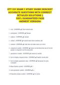 STT 231 EXAM 1 STUDY GUIDE 2026&sol;2027 &NewLine;ACCURATE QUESTIONS WITH CORRECT &NewLine;DETAILED SOLUTIONS &vert;&vert; &NewLine;100&percnt; GUARANTEED PASS &NewLine;<NEWEST VERSION> 