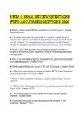 NETA 3 EXAM REVIEW QUESTIONS&NewLine;WITH ACCURATE SOLUTIONS 2026