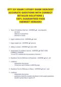 STT 231 EXAM 3 STUDY GUIDE 2026&sol;2027 &NewLine;ACCURATE QUESTIONS WITH CORRECT &NewLine;DETAILED SOLUTIONS &vert;&vert; &NewLine;100&percnt; GUARANTEED PASS &NewLine;<NEWEST VERSION> 