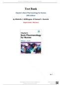 Test Bank For Clayton&rsquo;s Basic Pharmacology for Nurses 20th Edition by Michelle J&period; Willihnmganz&comma; Samuel L&period; Gurevitz&comma; Bruce Clayton Complete Edition &vert;&vert; All Chapters Included&vert;&vert; 100&percnt; Verified Answers&vert;&vert; Latest Edition&vert;Latest 2026