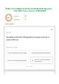 NURS 5433 FAMILY II FINAL EXAM REVIEW Questions with 100&percnt; Correct Answers UPDATED&excl;&excl;&excl;&excl;&period;