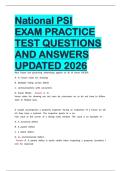 &NewLine;National PSI EXAM PRACTICE TEST QUESTIONS AND ANSWERS UPDATED 2026