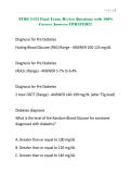 NURS 5433 Final Exam Review Questions with 100&percnt; Correct Answers UPDATED&excl;&excl;&excl;&excl;&period;