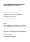 INDIANA LIFE AND HEALTH INSURANCE EXAM &lpar;XCELSOLUTIONS&rpar; 2026 WITH 100- ACCURATE
