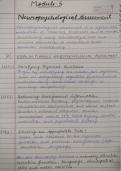 Nruropsychological assessments