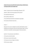 Indiana Life Insurance Exam 2026 180 Questions & Verified Answers Licensing Prep Guide
