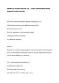 Alabama Life Insurance Final Exam 2026 Practice Questions & Verified Answers Licensing Prep
