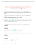 Radiation Protection Chapter 3 Exam &vert; Questions with 100&percnt; Correct&NewLine;Answers &vert; Verified &vert; Latest Update 2026