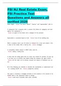 PSI Real Estate Salesperson exam 1 Questions and Answers Updated 2026