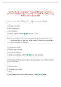 Radiation Protection&colon; Chapter 9 Stochastic Effects and Late Tissue&NewLine;Reactions of Radiation Exam &vert; Questions with 100&percnt; Correct Answers &vert;&NewLine;Verified &vert; Latest Update 2026