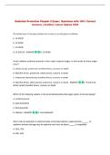 Radiation Protection Chapter 8 Exam &vert; Questions with 100&percnt; Correct&NewLine;Answers &vert; Verified &vert; Latest Update 2026