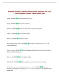 Radiology&colon; Chapter 2 Radiation Physics Exam &vert; Questions with 100&percnt;&NewLine;Correct Answers &vert; Verified &vert; Latest Update 2026