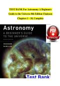 TEST BANK For Astronomy A Beginners &NewLine;Guide to the Universe 8th Edition Chaisson &NewLine;Chapters 1 - 18&comma; Complete