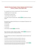Radiation Protection Chapter 11 Exam &vert; Questions with 100&percnt; Correct&NewLine;Answers &vert; Verified &vert; Latest Update 2026