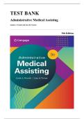 Test Bank &mdash; Administrative Medical Assisting&comma; 9th Edition &lpar;French & Turner&comma; 2023&rpar;&comma; Chapters 1-21 &vert; All Chapters Covered