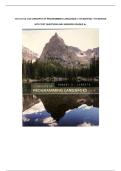 Test bank for Concepts of Programming Languages &lpar;11th Edition&rpar; 11th Edition with test questions and answers graded A&plus;&NewLine;