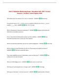 Unit 3&colon; Radiation Monitoring Exam &vert; Questions with 100&percnt; Correct&NewLine;Answers &vert; Verified &vert; Latest Update 2026
