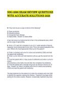 NSG 6998 EXAM REVIEW QUESTIONS&NewLine;WITH ACCURATE SOLUTIONS 2026