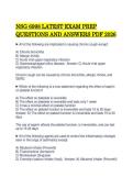 NSG 6998 LATEST EXAM PREP&NewLine;QUESTIONS AND ANSWERS PDF 2026