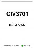 CIV3701 E EXAM PACK 2026 