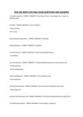 NUR 150 MEDS FOR FINAL EXAM QUESTIONS AND ANSWERS&period;