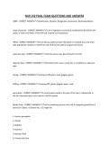 NUR 150 FINAL EXAM QUESTIONS AND ANSWERS