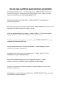 NUR 198 FINAL EXAM STUDY GUIDE QUESTIONS AND ANSWERS&period;